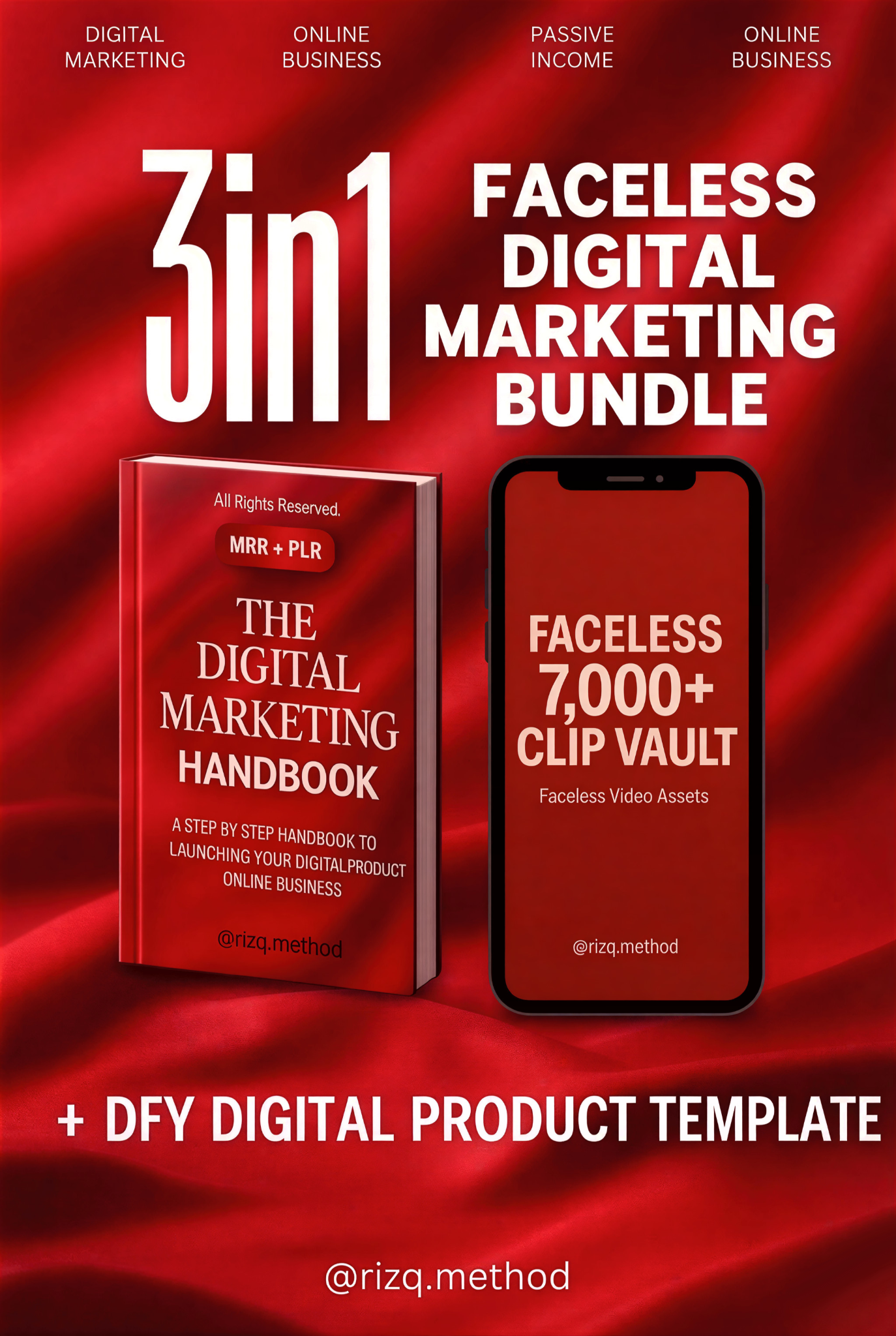 3-in-1 Faceless Digital Marketing Bundle