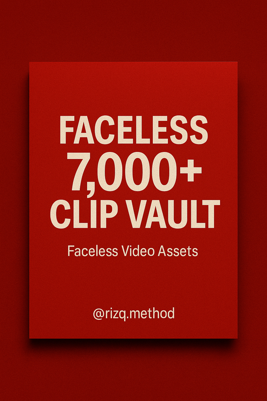 Faceless 7.000+ Clip Vault